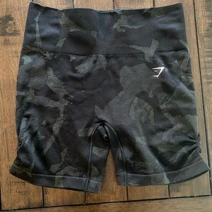 Gymshark camo seamless shorts size M